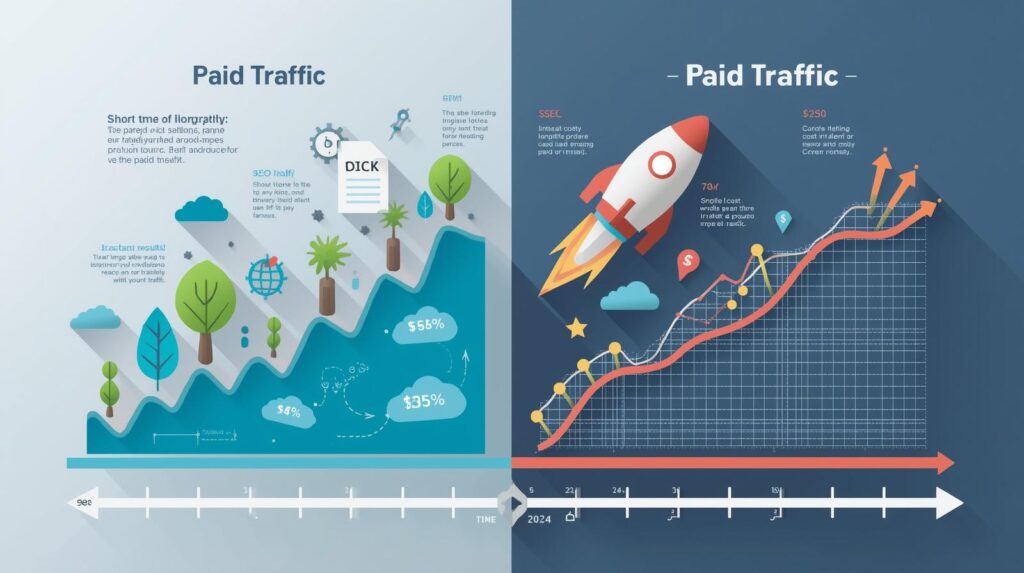 SEO vs Paid Traffic - What's Better Long-Term