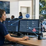 Home service business team planning ai dispatching for contractors with a digital operations dashboard