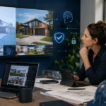 Home service business team planning ai image tools for contractors with a digital operations dashboard