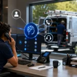 Home service business team planning ai receptionists for home service businesses with a digital operations dashboard