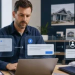 Home service business team planning ai review-response tools for contractors with a digital operations dashboard