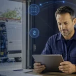 Home service business team planning best document-management software for contractors with a digital operations dashboard