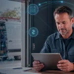 Home service business team planning best quoting software for home service businesses with a digital operations dashboard