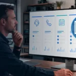 Home service business team planning best time-tracking software for home service teams with a digital operations dashboard