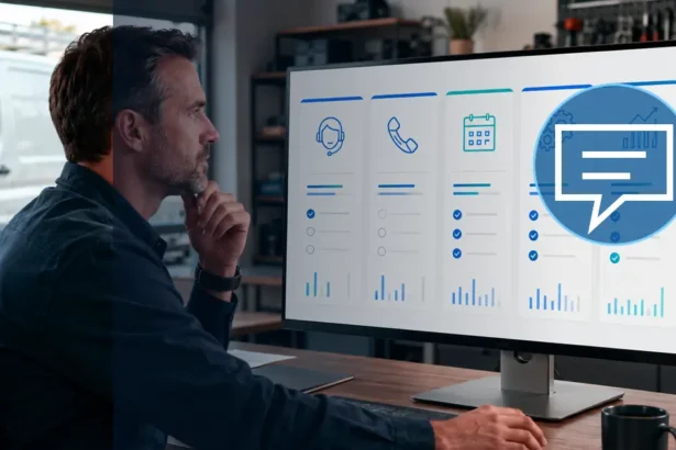 Home service business team planning best time-tracking software for home service teams with a digital operations dashboard