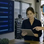 Home service business team planning contractor crm features that actually matter with a digital operations dashboard