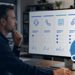 Home service business team planning audit your contractor software stack with a digital operations dashboard