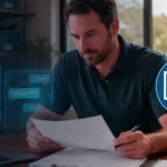 Home service business team planning reputation-management software for home services with a digital operations dashboard