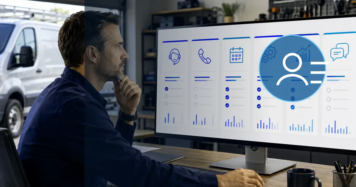 Home service business team planning contractor crm implementations fail with a digital operations dashboard