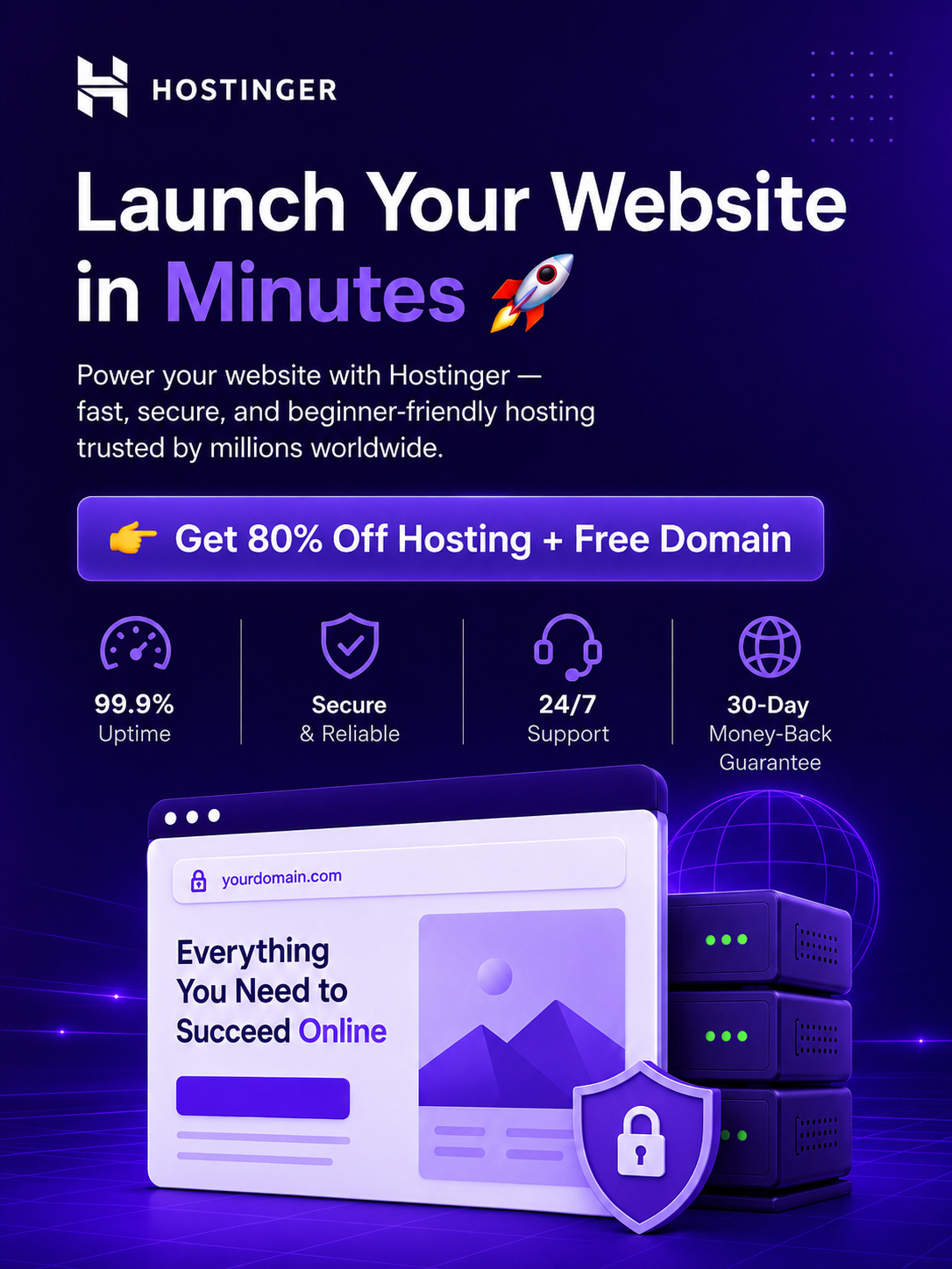 hostinger affiliate banner